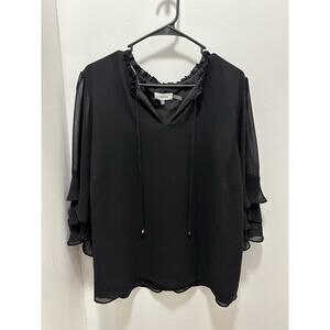 Calvin Klein Black Top Blouse